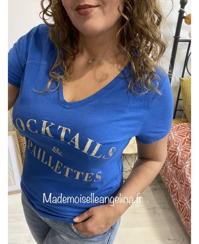 T-shirt Imprimé Coupe Flottante - Bleu Clair/Wasted Potential - HOMME