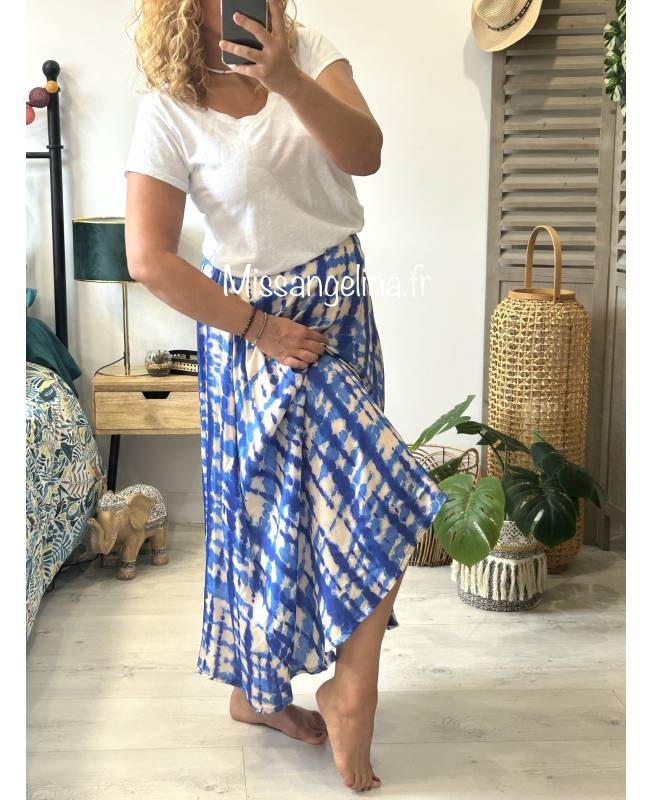 Générique Jupe Longue Femme Ete Boheme Chic et Elegant Droite Jupe Taille Elastique Plage