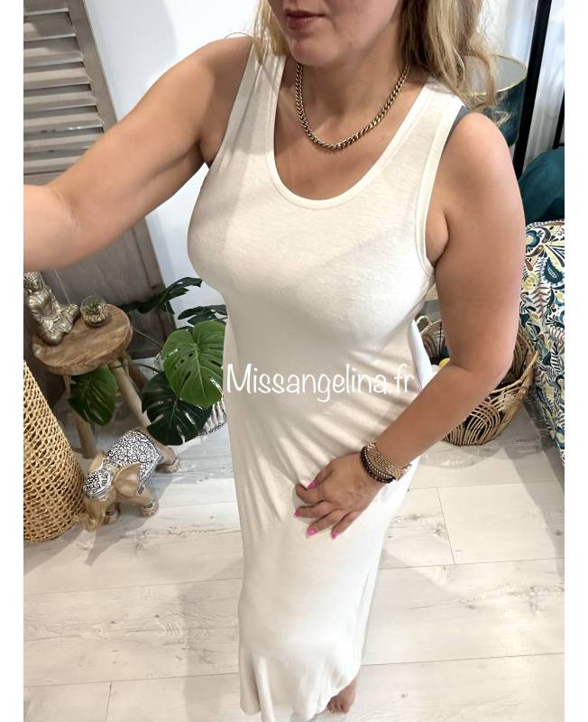 Robe Longue Débardeur Avec Crop Top - MESS CRÉATIONS
