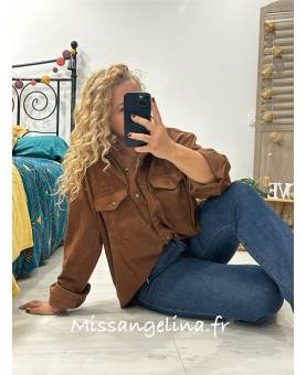 CHEMISE VELOURS CÔTELE...