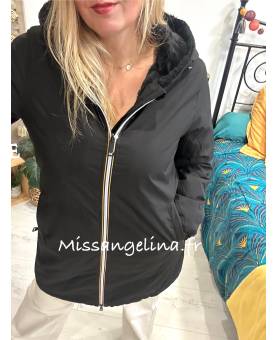 PARKA FOURRÉ - NOIR