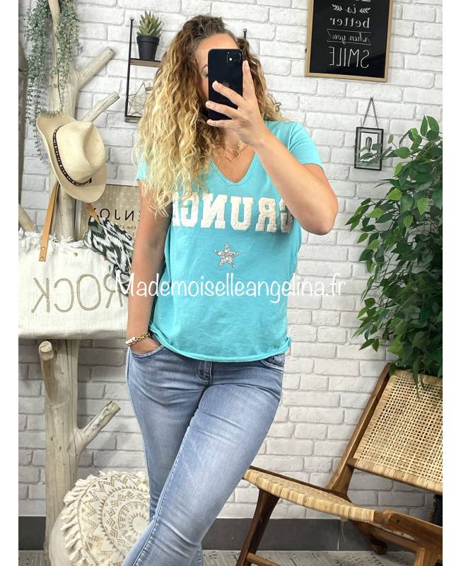 Rapife 4550 Tee-Shirt and Turquoise Shorts In Stock Now main image 1