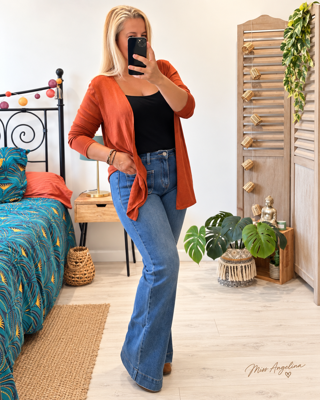 GILET LOOSE TOUT DOUX ROUILLE