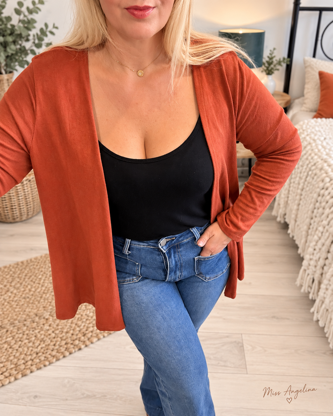 GILET ROUILLE FEMME DOUX TAILLE UNIQUE