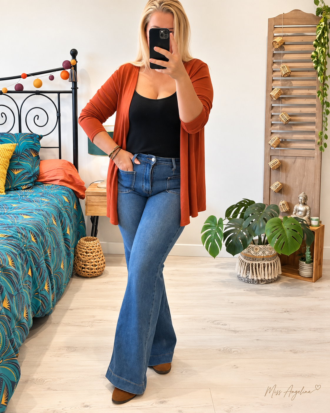 Gilet souple rouille – Taille unique