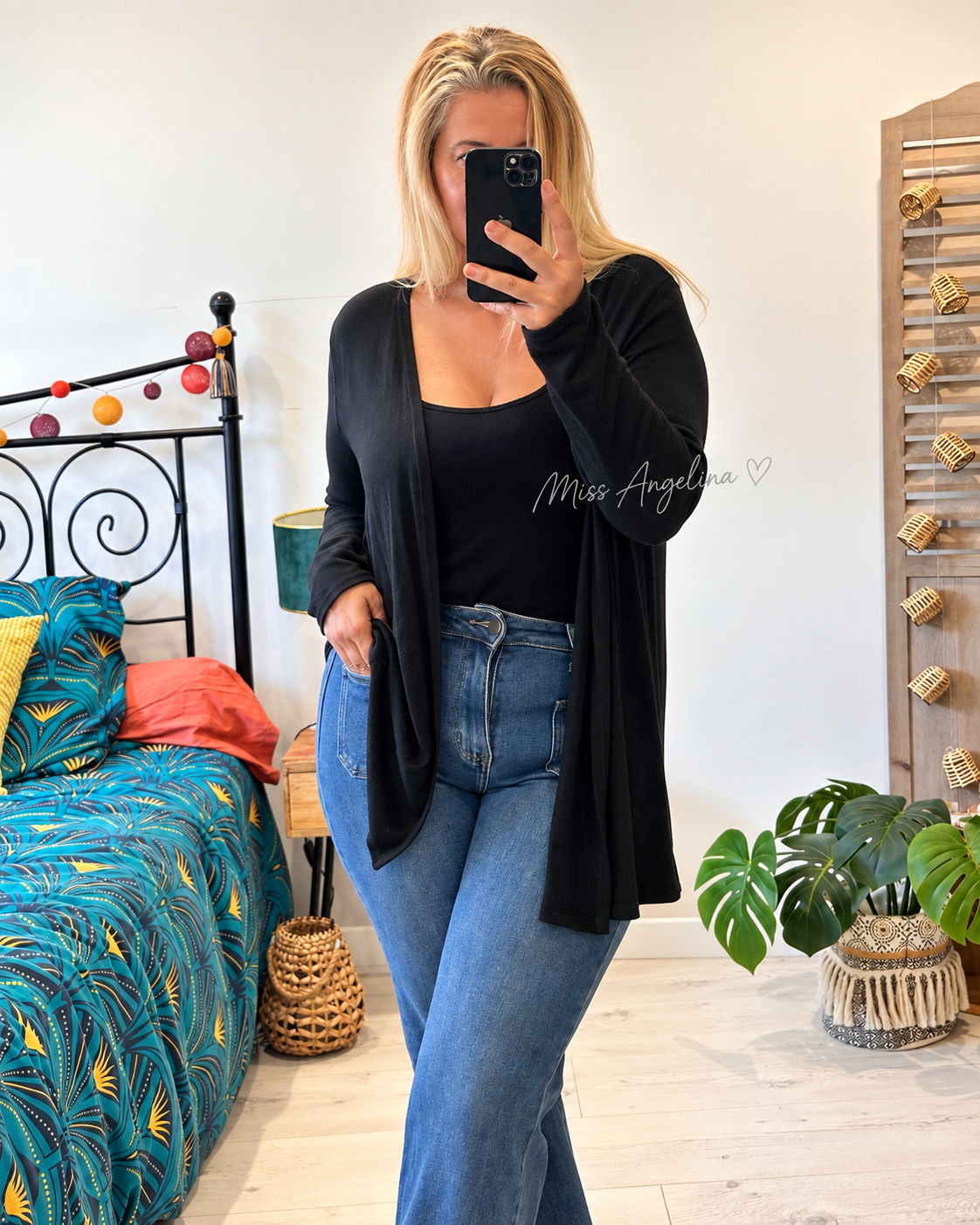GILET SOUPLE NOIR – Taille unique